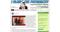 Desktop Screenshot of blog.iblamethepatriarchy.com