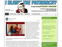 Tablet Screenshot of blog.iblamethepatriarchy.com